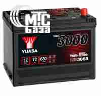 Аккумуляторы Аккумулятор  Yuasa SMF Battery Japan  [YBX3068] 6СТ-72 Ач R EN630 А 269x174x225 мм